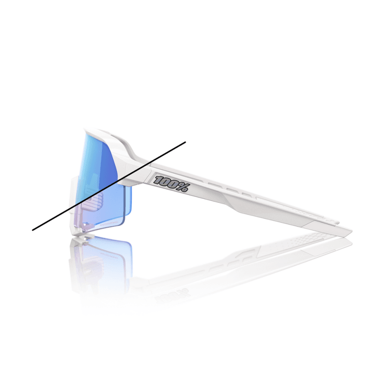 100% S3 LE Bastille Pearl White – Blue Mirror Photochromic Lens
